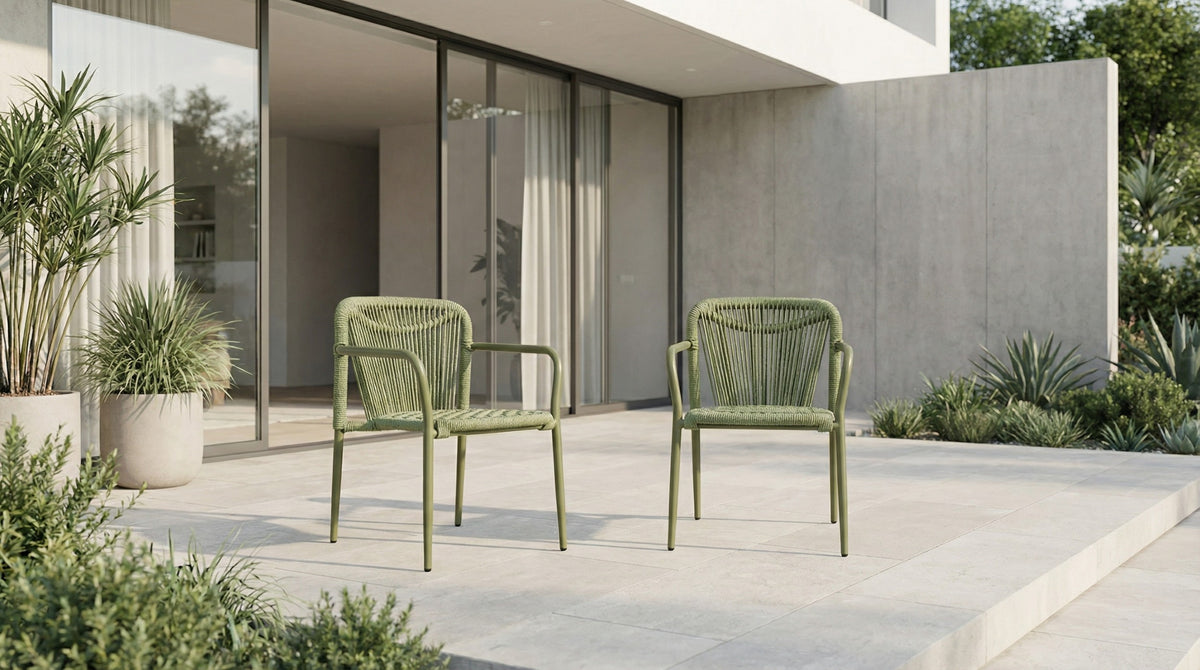 Havelle Dining Chair Lime (Set of 2)