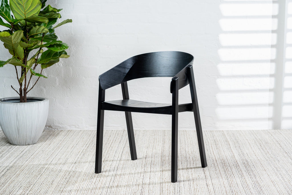 Ashen Dining Chair Black (Set of 2)