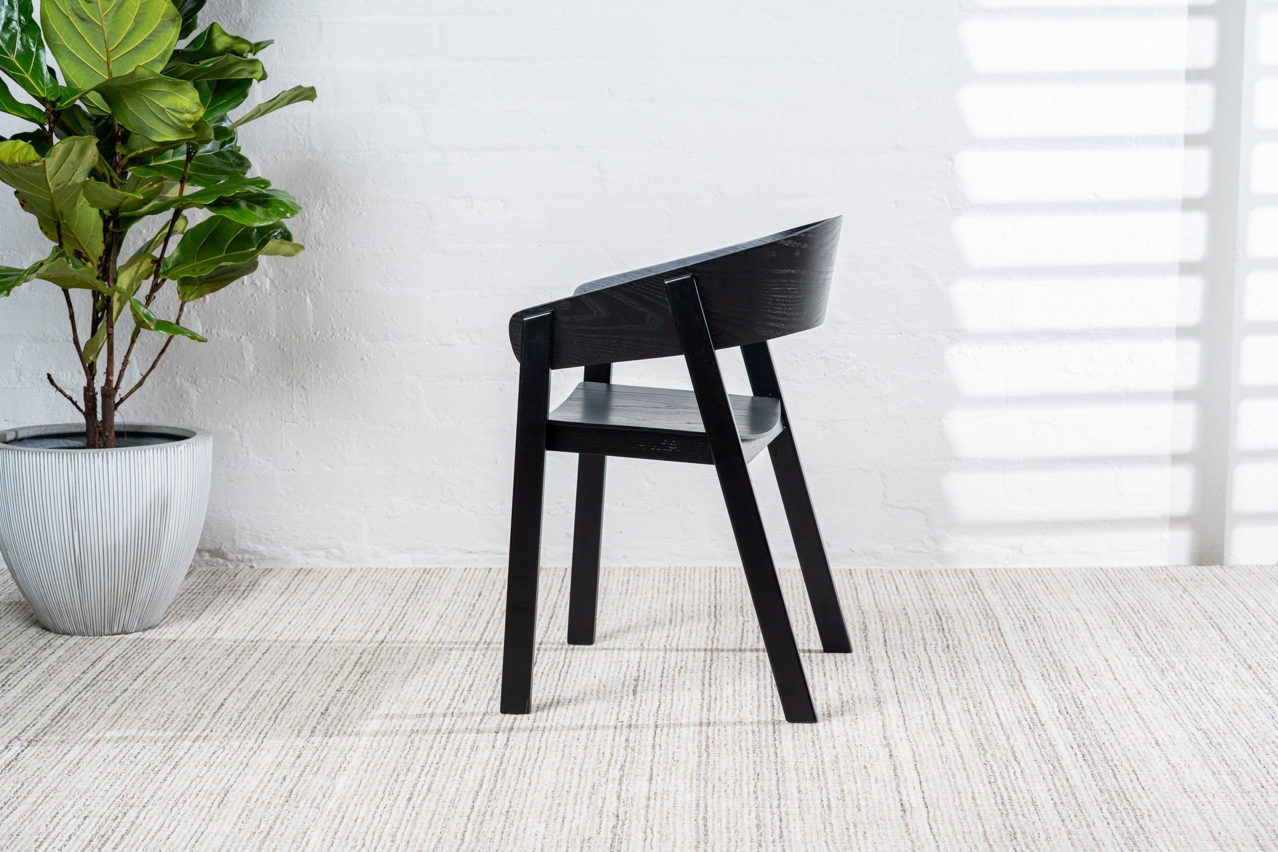 Ashen Dining Chair Black (Set of 2)