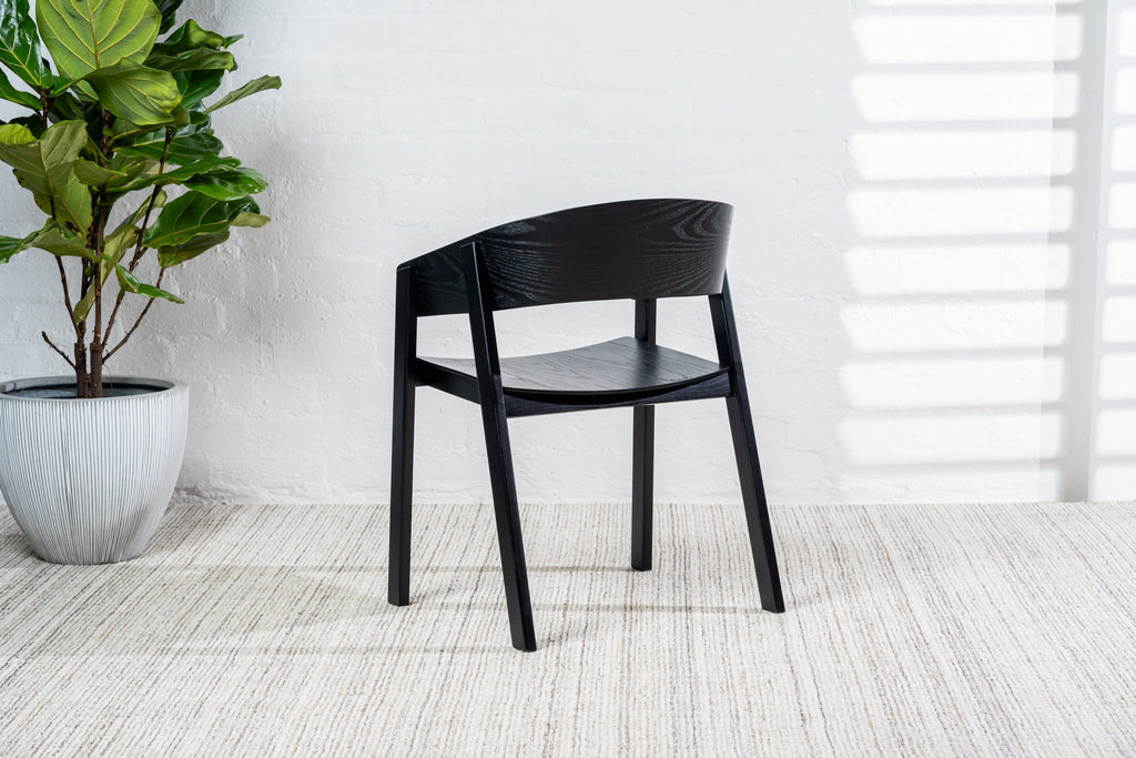 Ashen Dining Chair Black (Set of 2)
