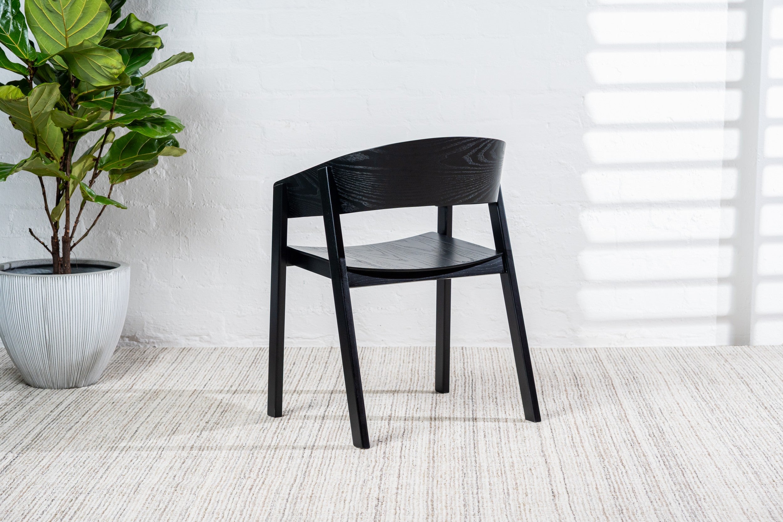 Ashen Dining Chair Black (Set of 2)