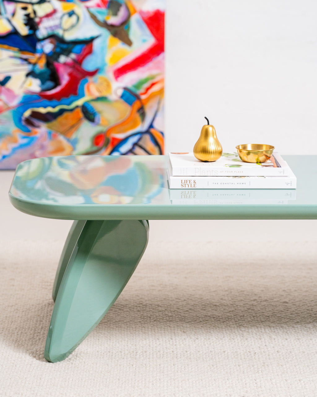 Mint Coffee Table Mint Gloss