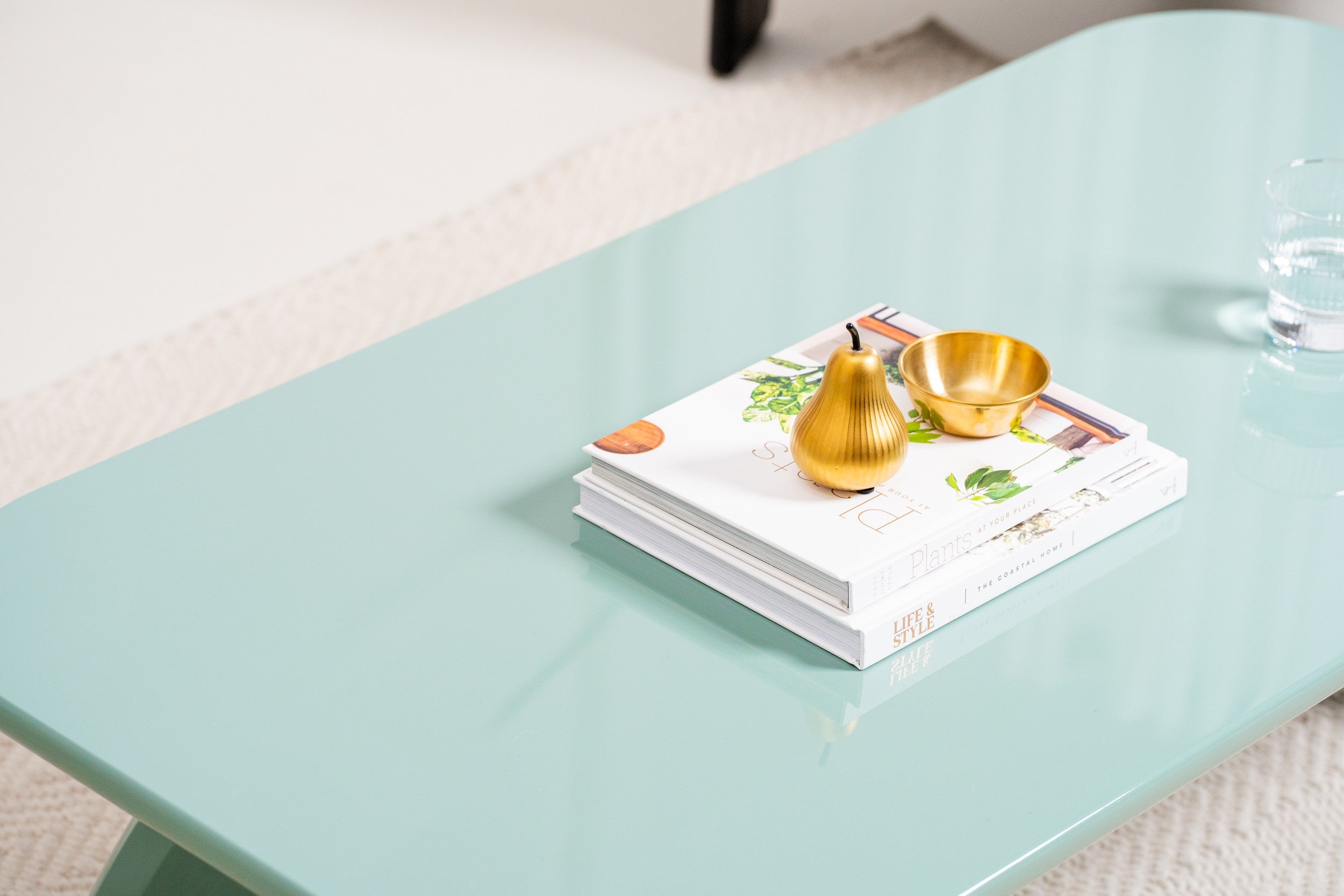 Mint Coffee Table Mint Gloss