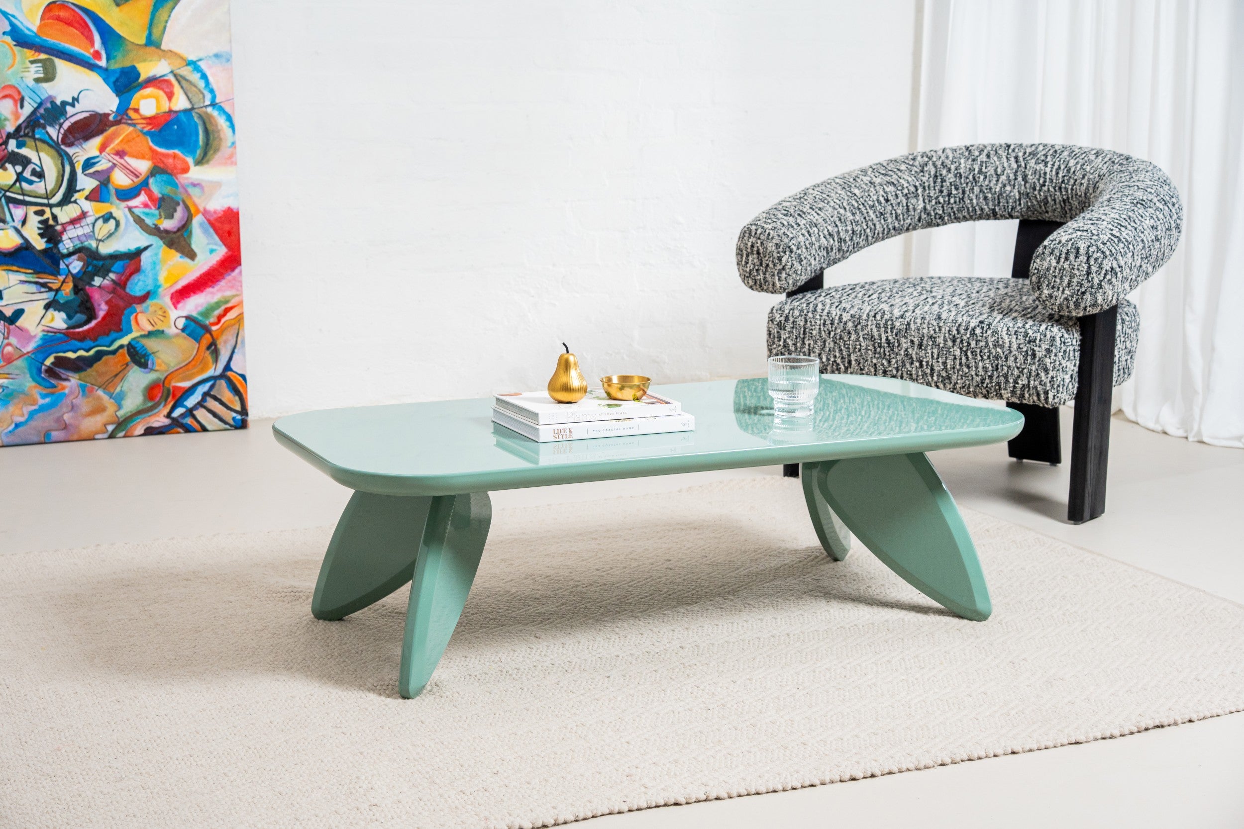 Mint Coffee Table Mint Gloss