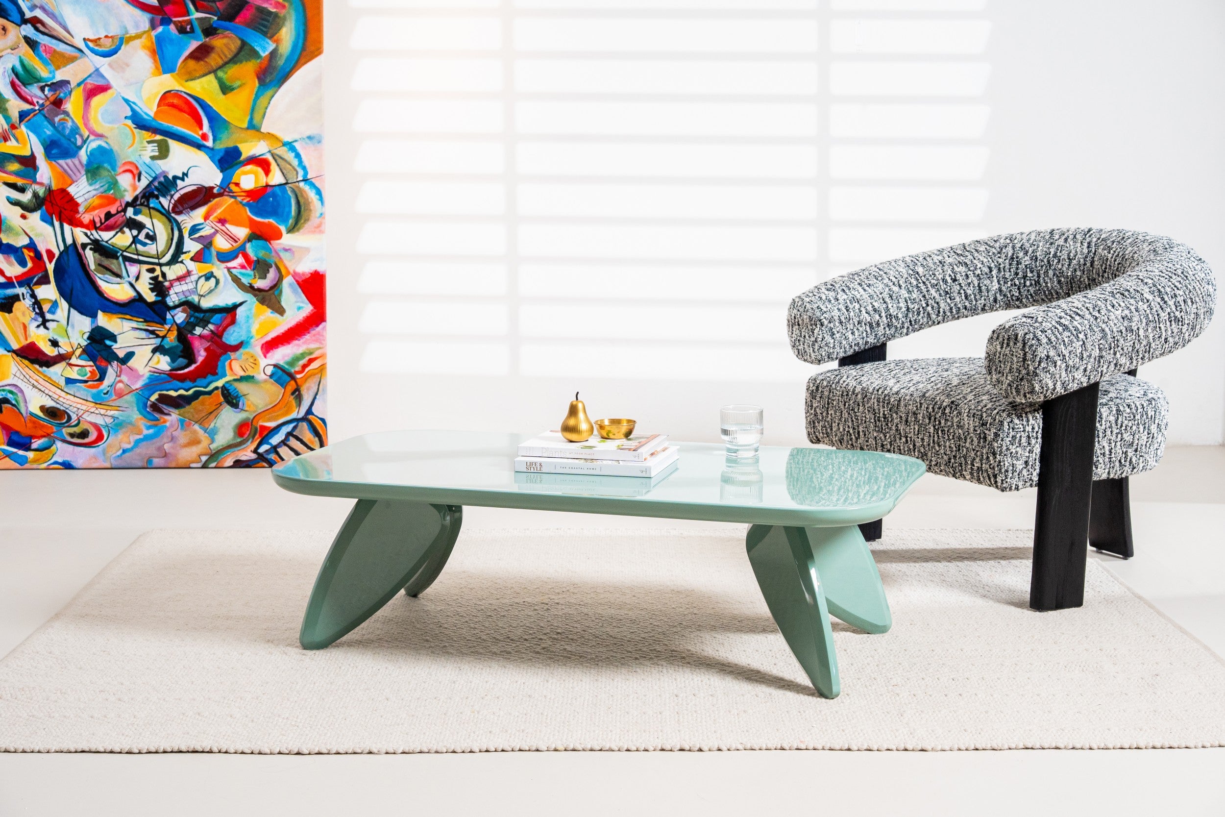Mint Coffee Table Mint Gloss