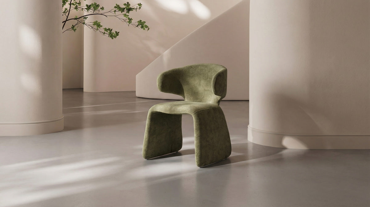 Helvara Dining Chair Olive