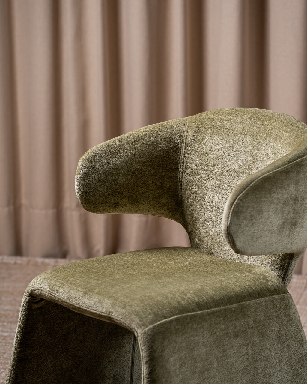Helvara Dining Chair Olive