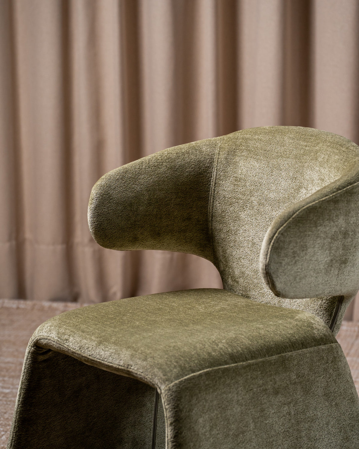 Helvara Dining Chair Olive