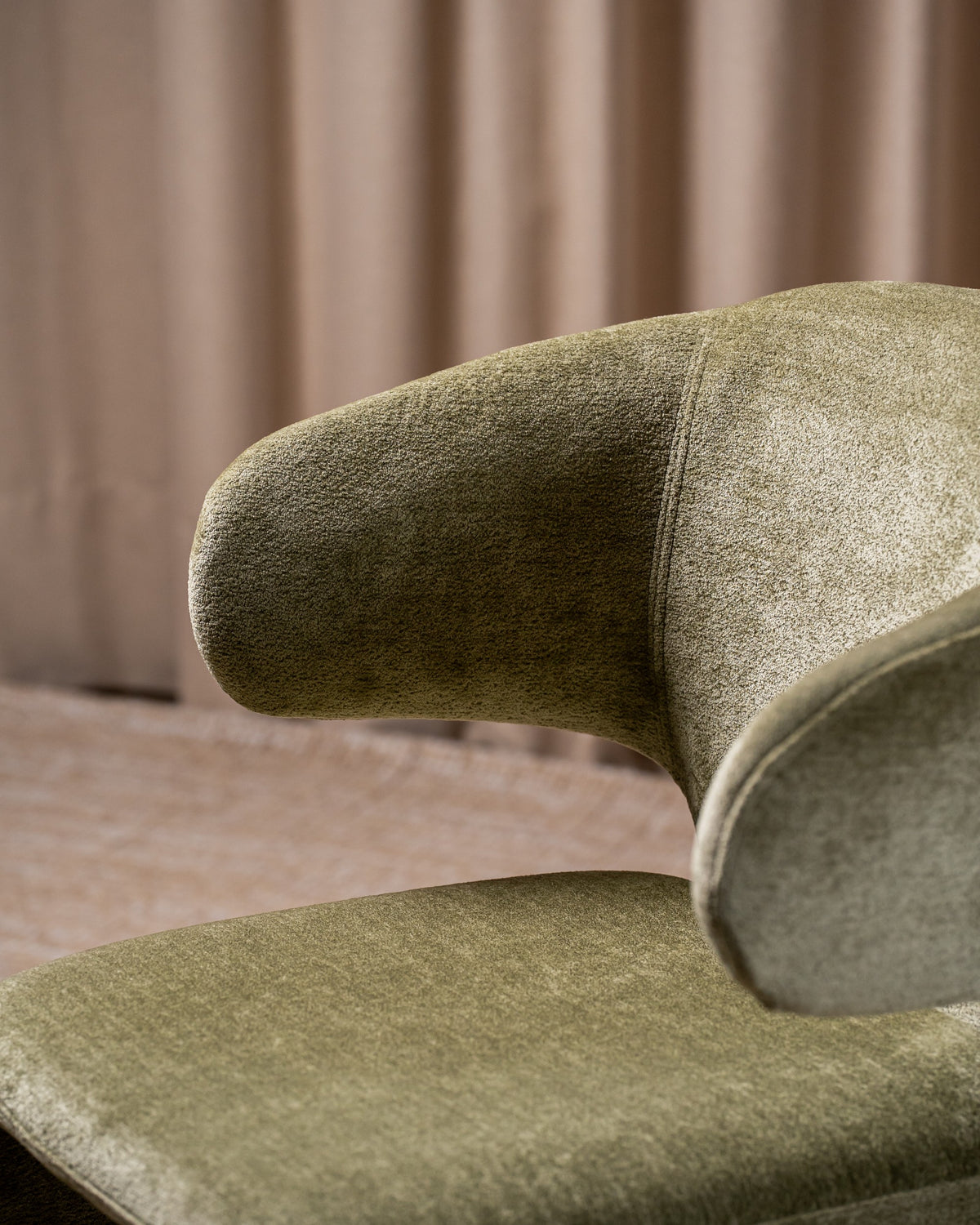 Helvara Dining Chair Olive