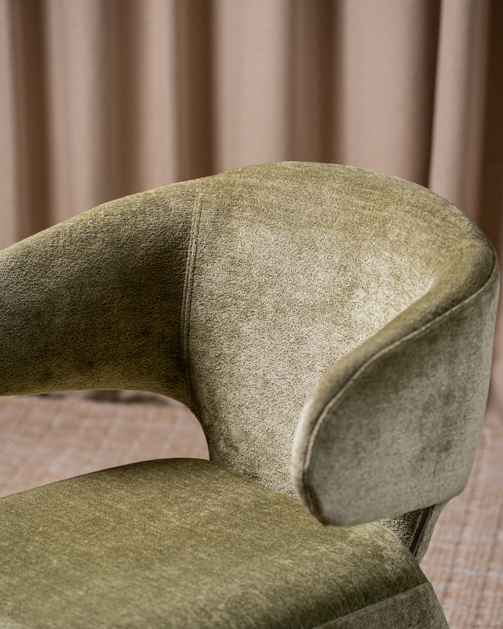 Helvara Dining Chair Olive