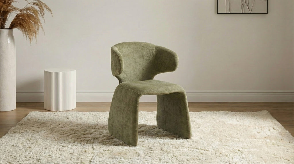Helvara Dining Chair Olive