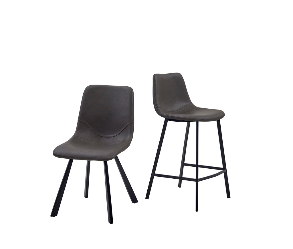 Bronco Bar Stool Antique Grey (Set of 2)