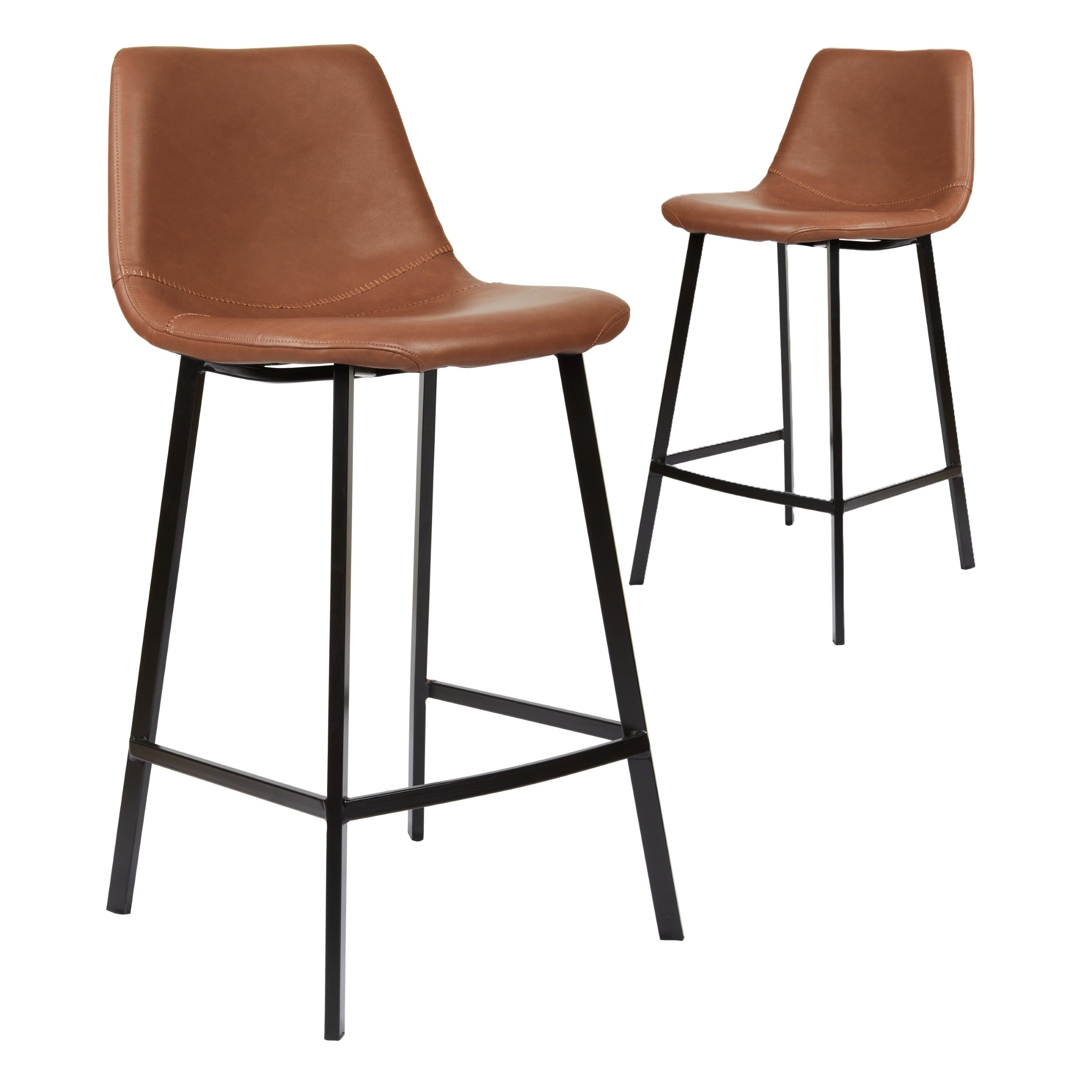 Bronco Bar Stool Cognac (Set of 2)