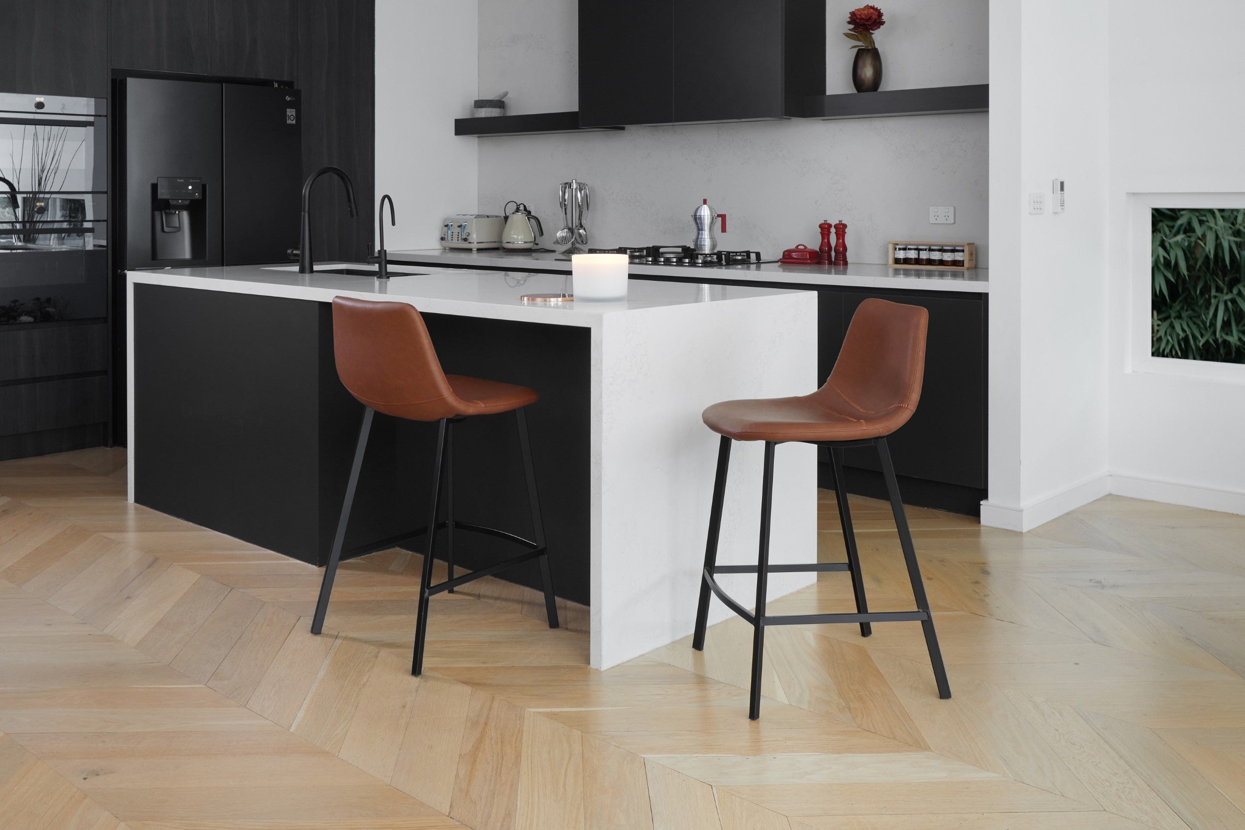Bronco Bar Stool Cognac (Set of 2)