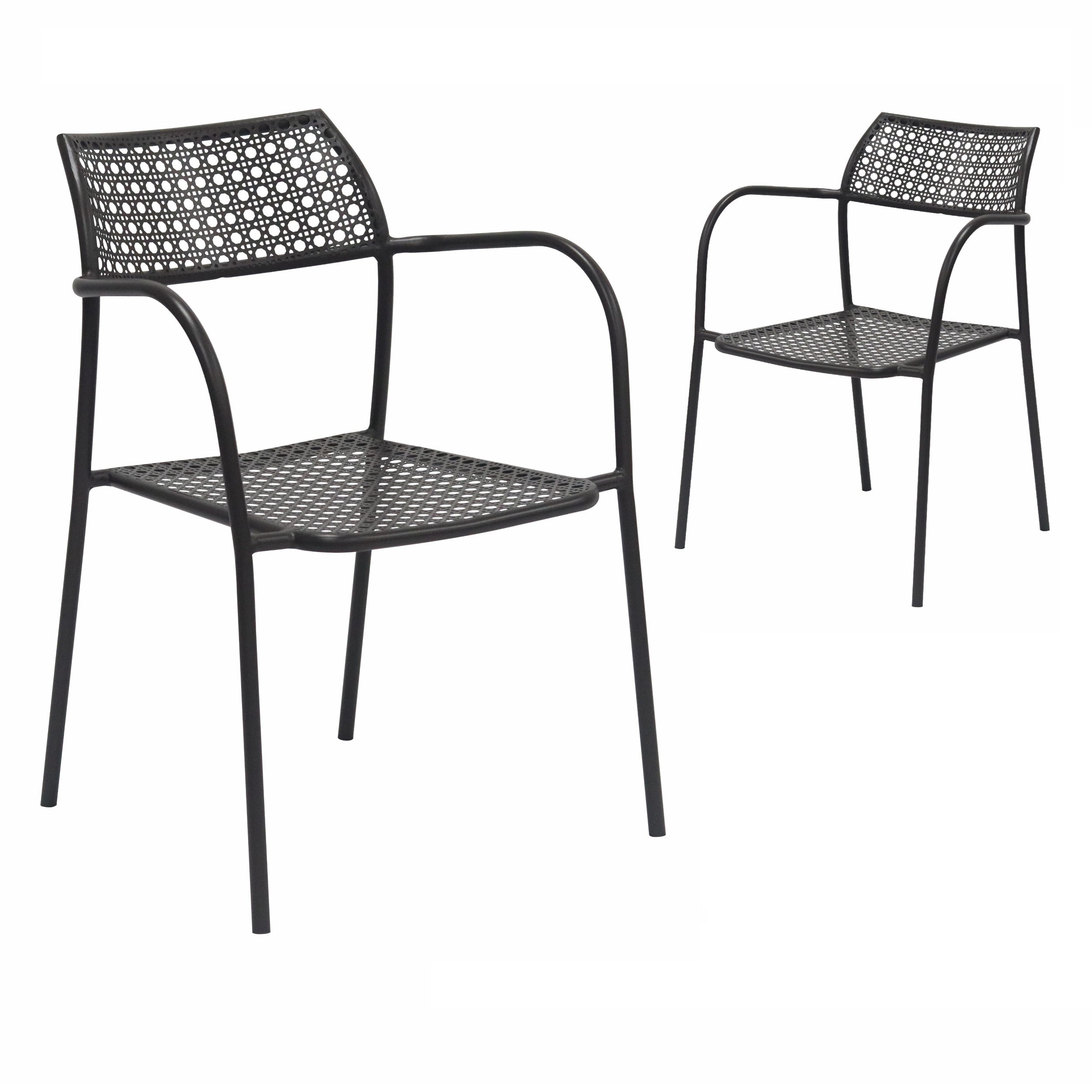 Canopy Outdoor Chair Espresso (Set of 2)