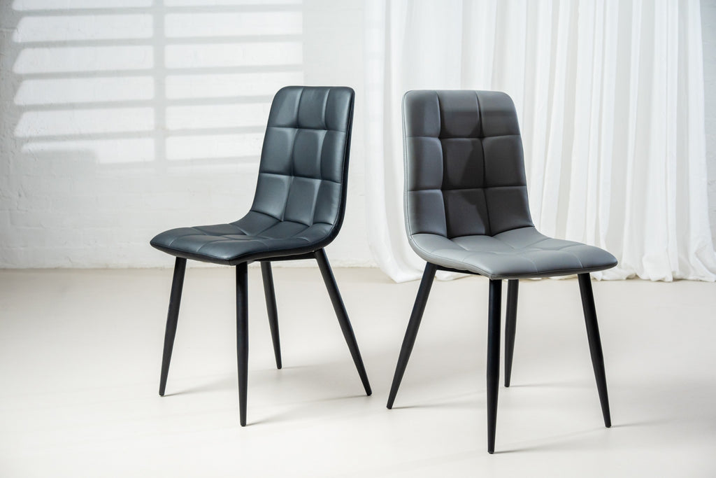 Javero Dining Chair Charcoal (Set of 2)