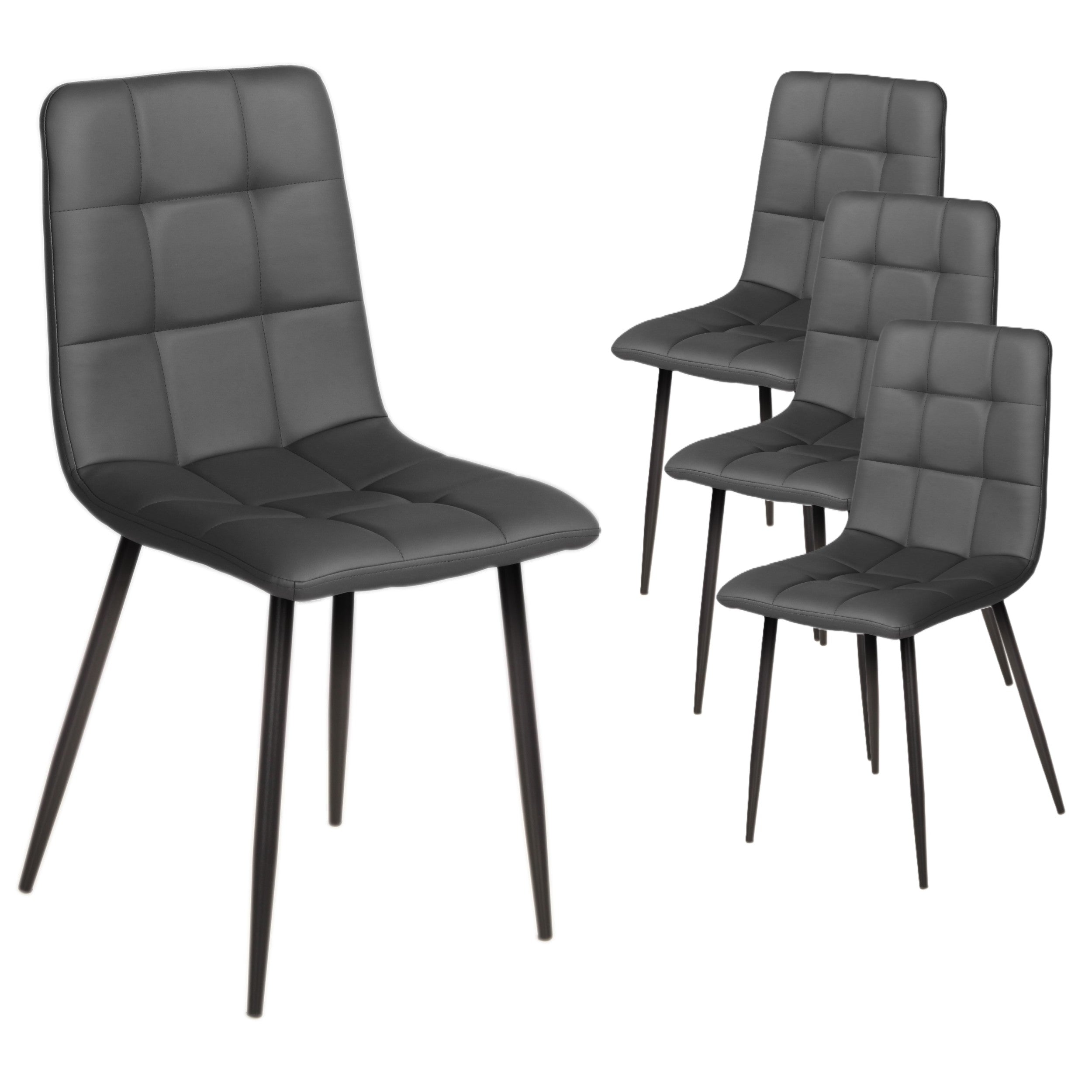 Cinder Dining Chair Charcoal (Set of 2)