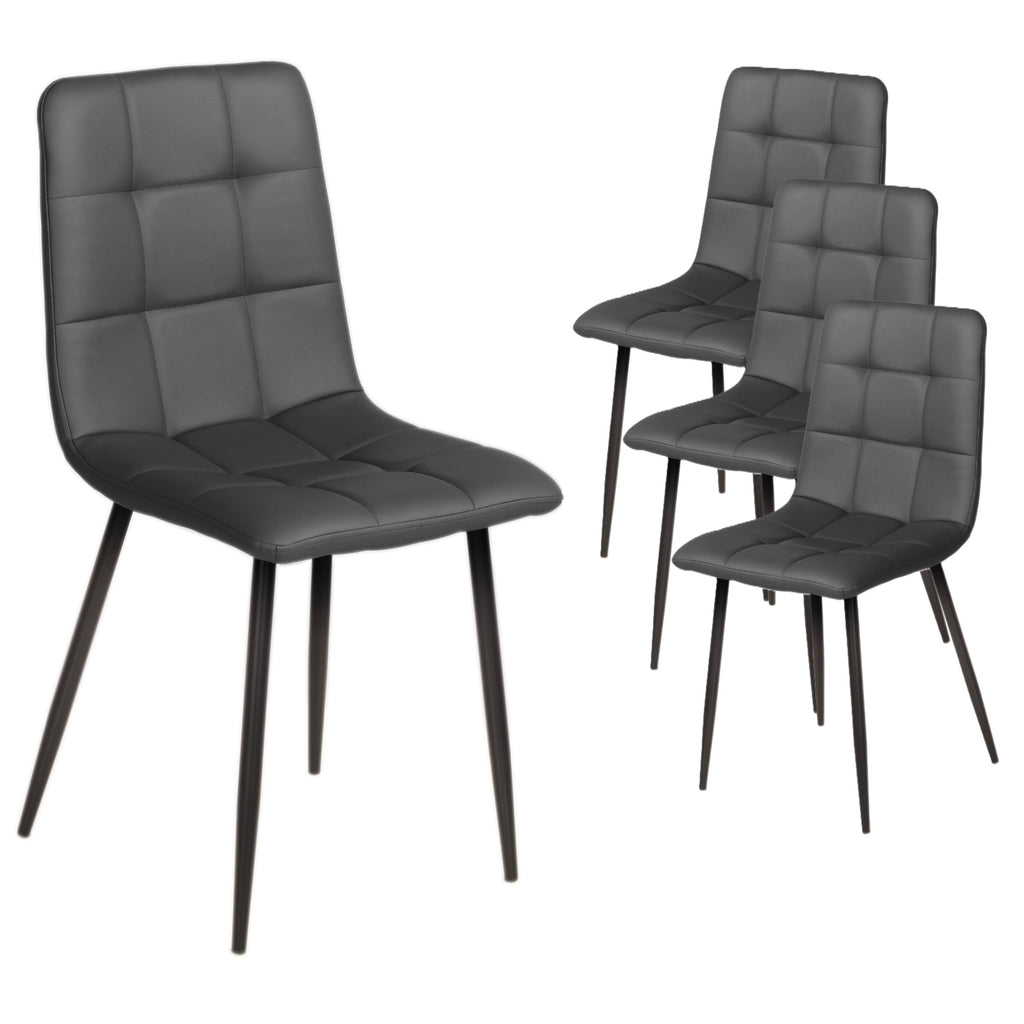 Javero Dining Chair Charcoal (Set of 2)