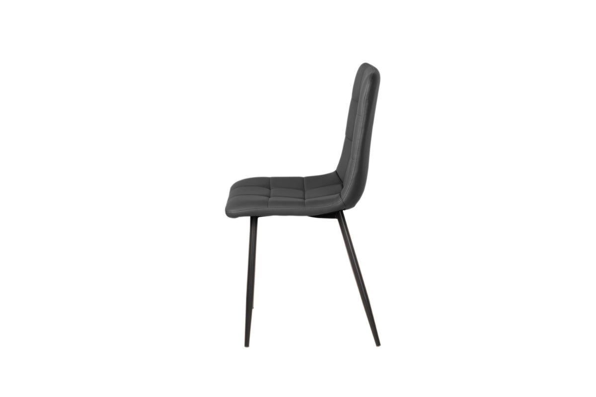 Javero Dining Chair Charcoal (Set of 2)