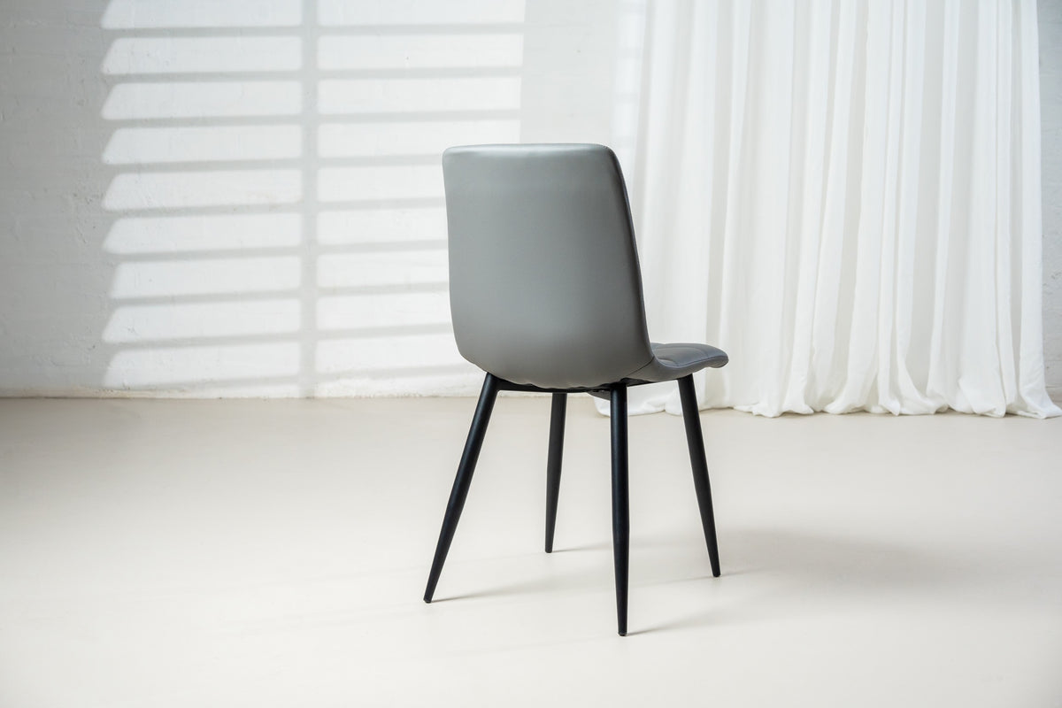 Javero Dining Chair Charcoal (Set of 2)
