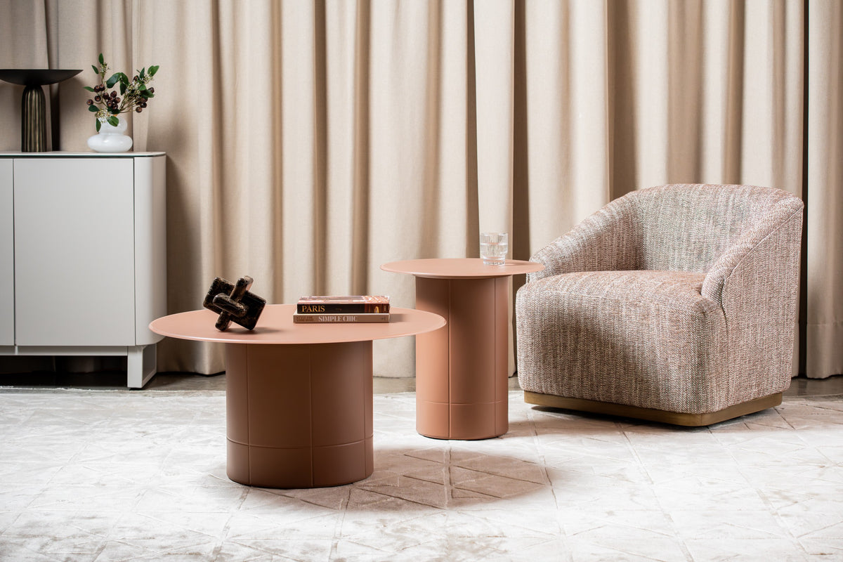 Jarella Side Table Matte Chestnut
