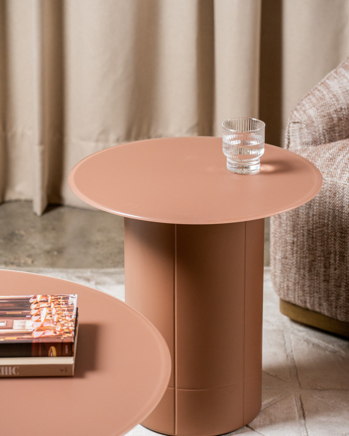 Jarella Side Table Matte Chestnut