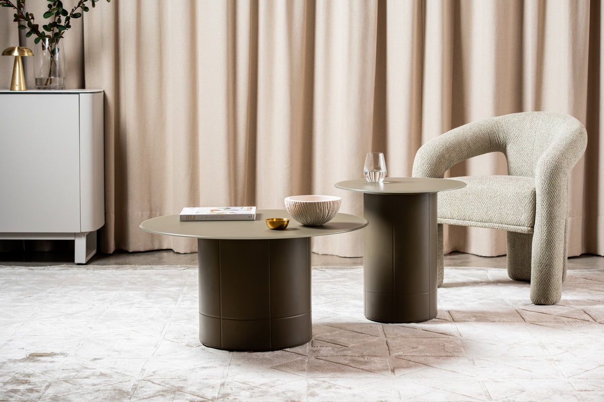 Jarella Side Table Matte Khaki