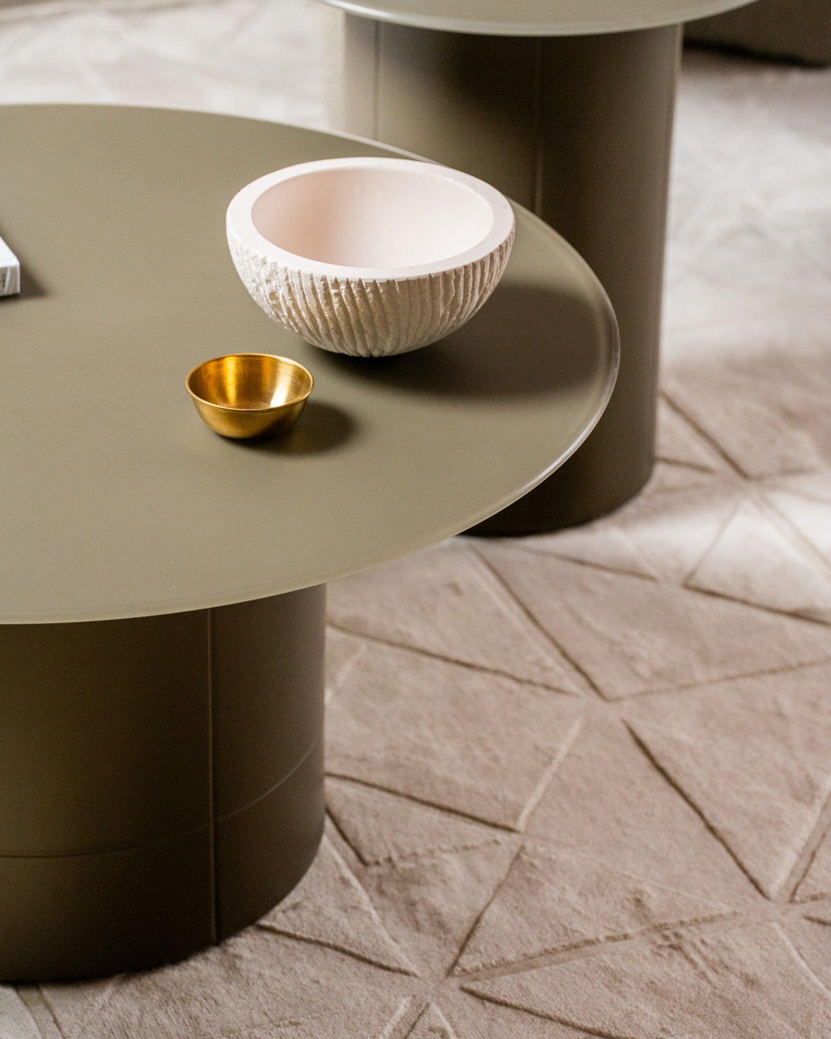 Jarella Side Table Matte Khaki