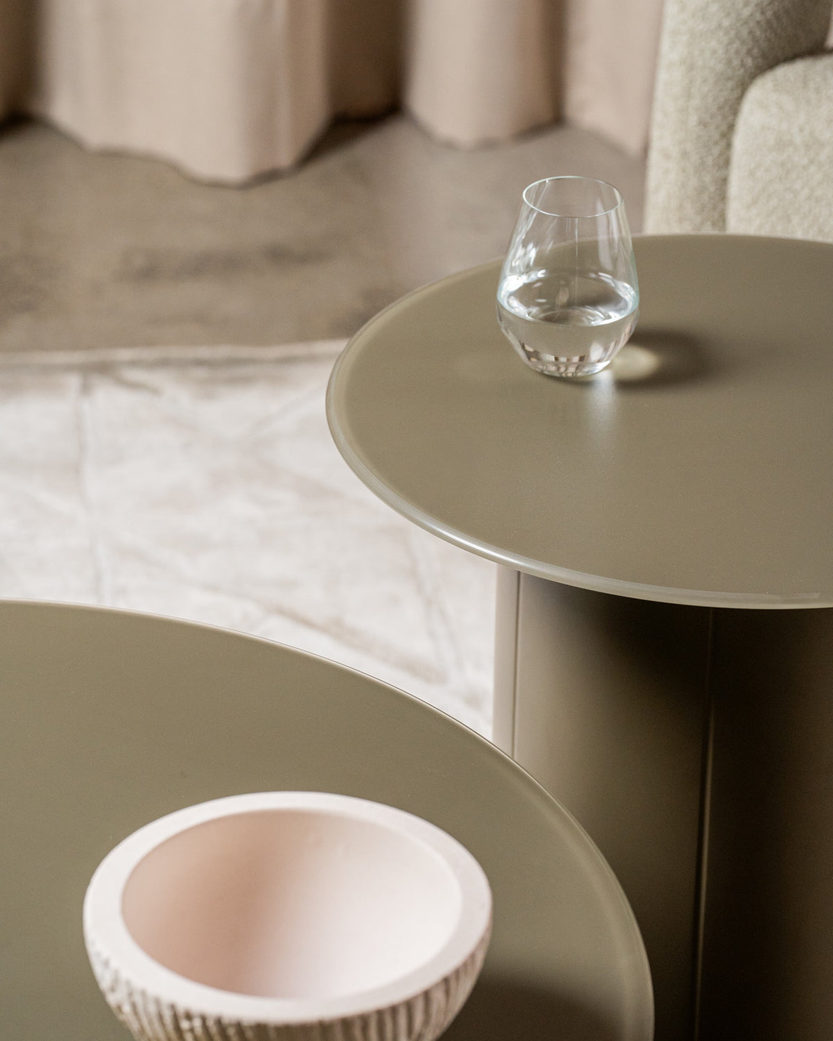 Jarella Side Table Matte Khaki