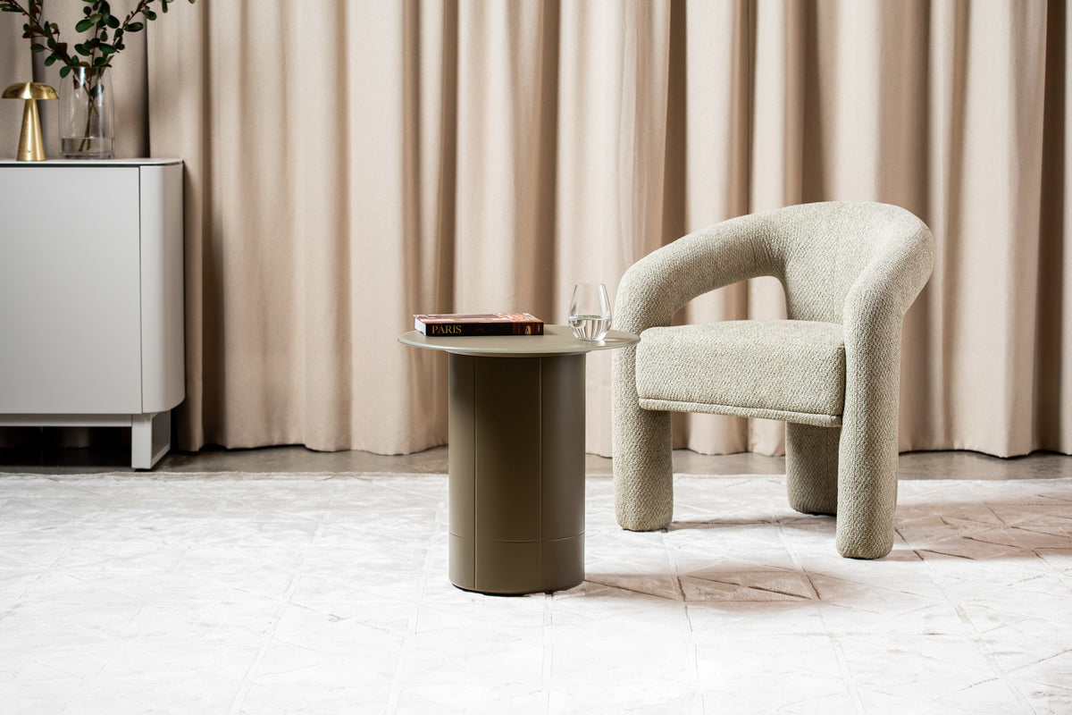 Jarella Side Table Matte Khaki