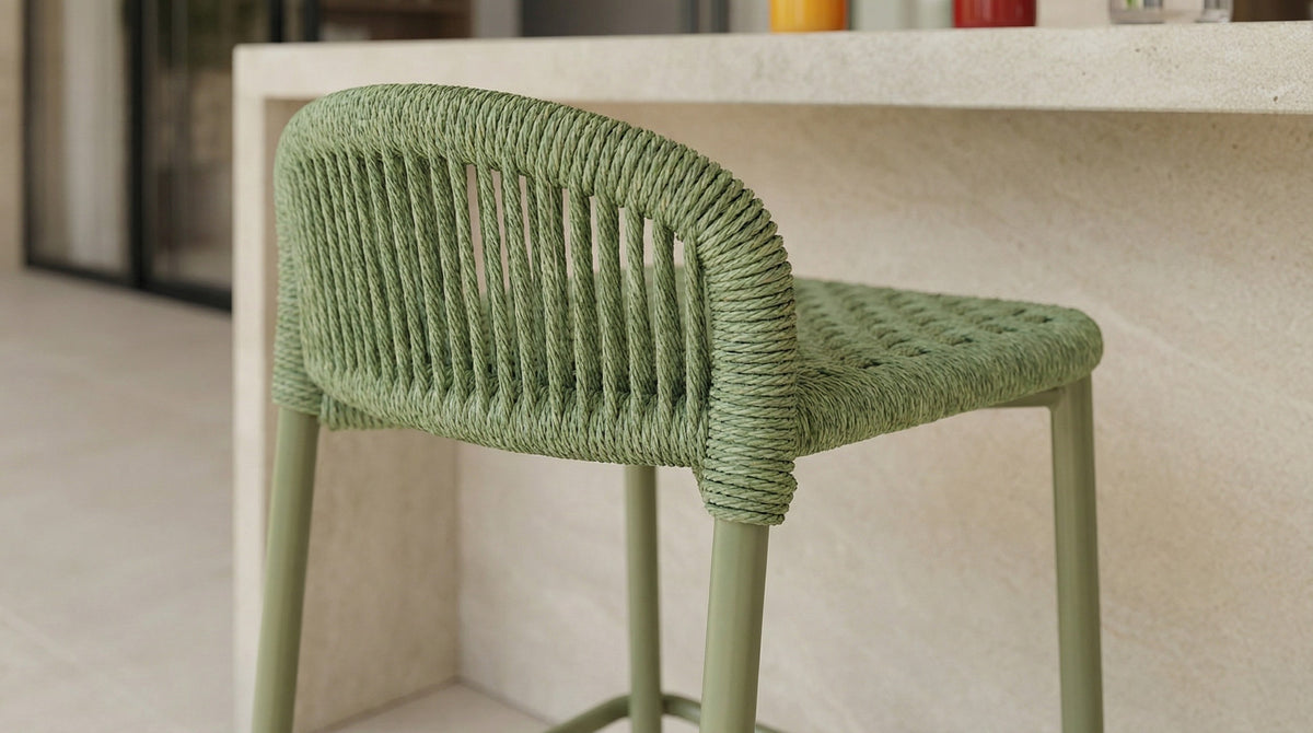 Kivaro Bar Stool Lime (Set of 2)