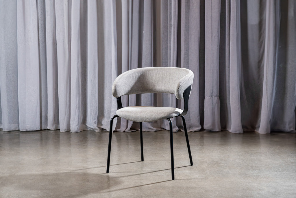 Latte Dining Chair Silver Grey (Set of 2)