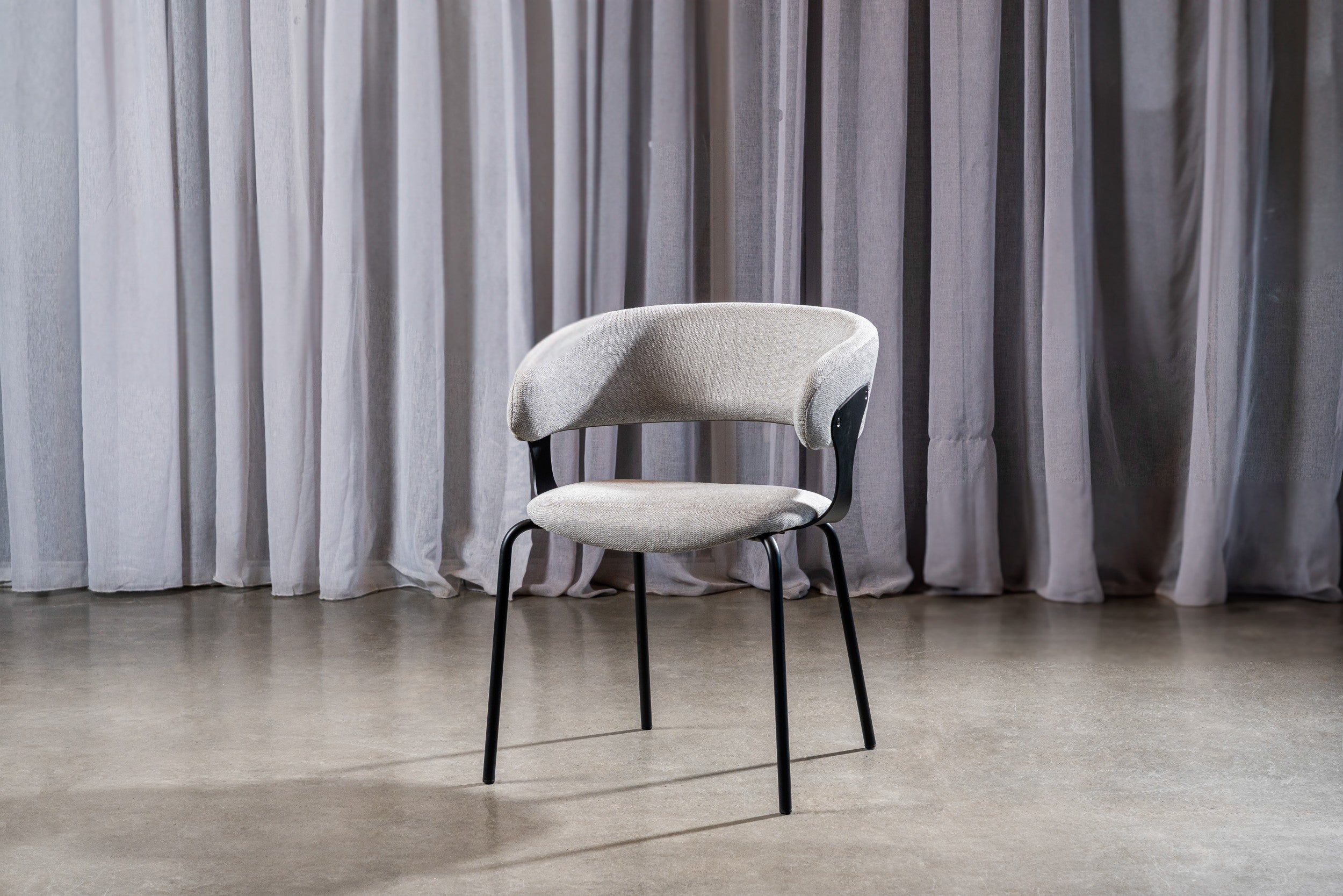 Latte Dining Chair Silver Grey (Set of 2)