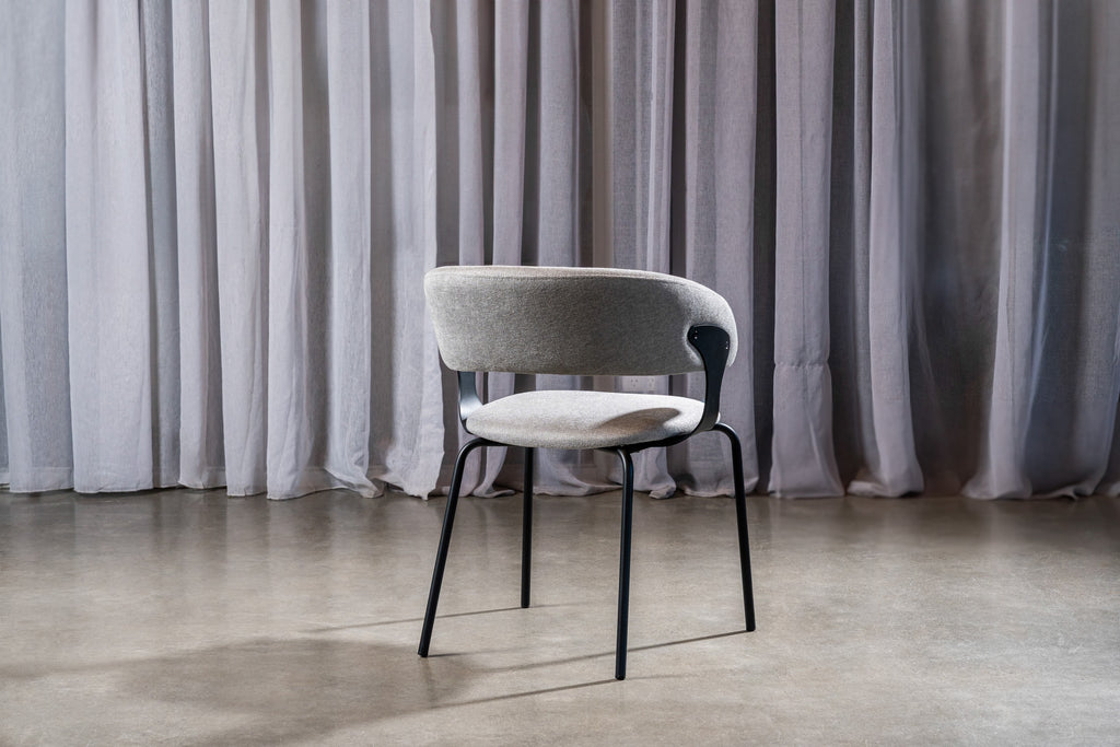 Latte Dining Chair Silver Grey (Set of 2)