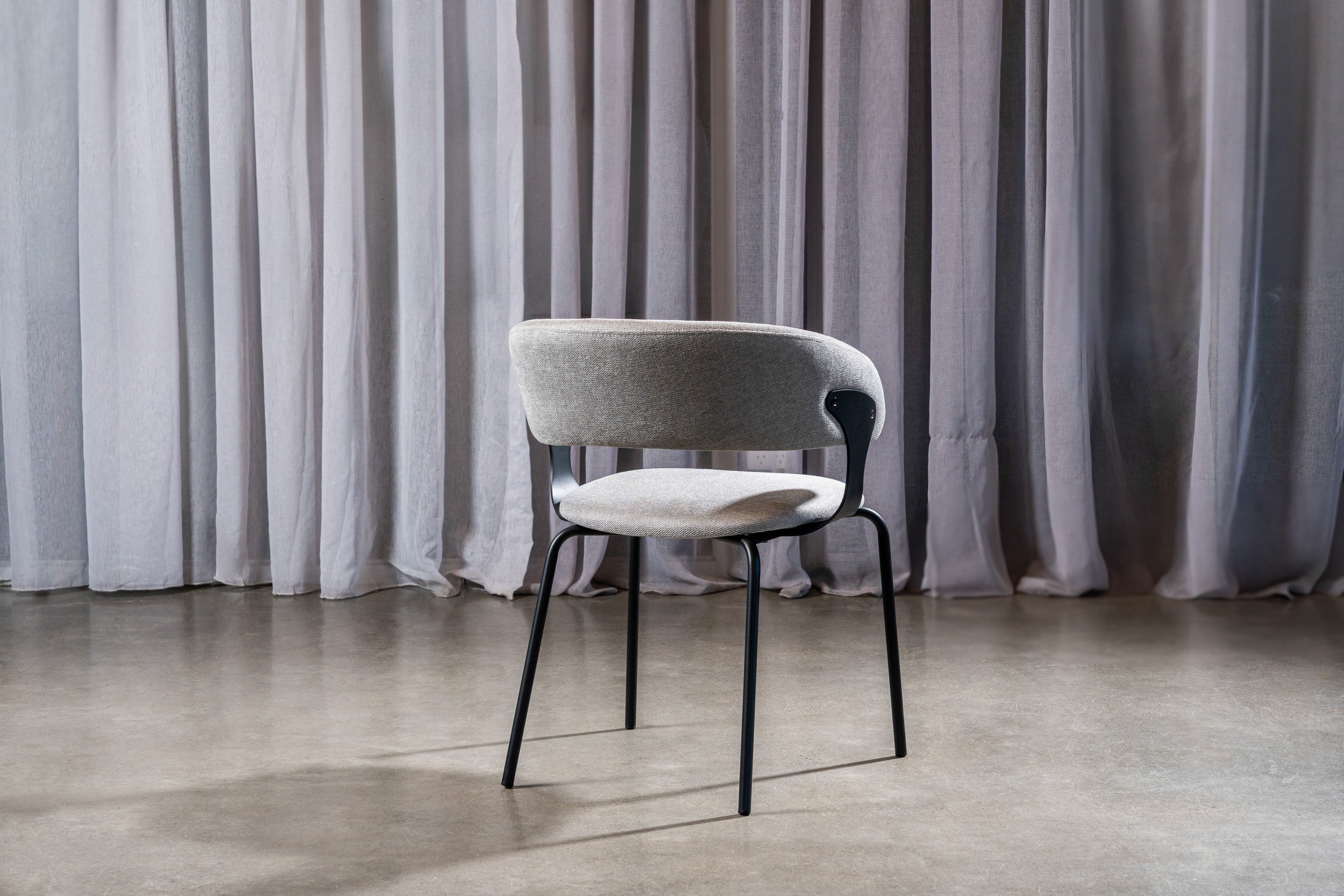 Latte Dining Chair Silver Grey (Set of 2)