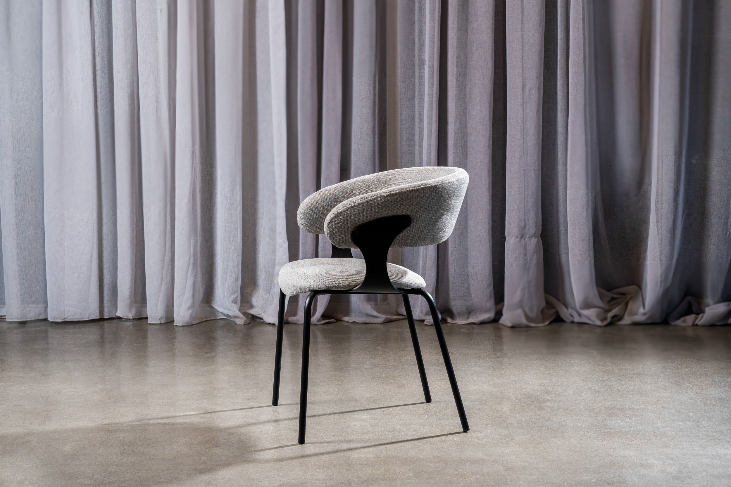 Latte Dining Chair Silver Grey (Set of 2)