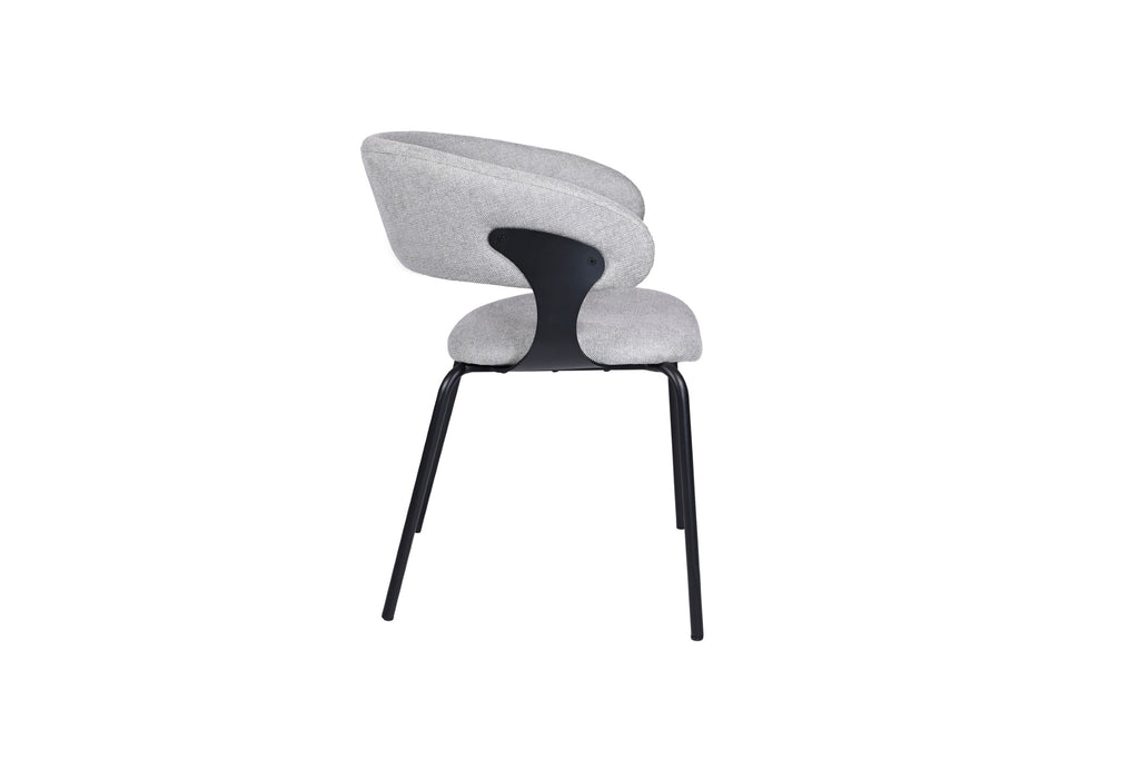 Latte Dining Chair Silver Grey (Set of 2)