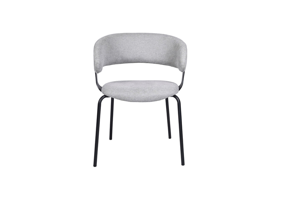Latte Dining Chair Silver Grey (Set of 2)