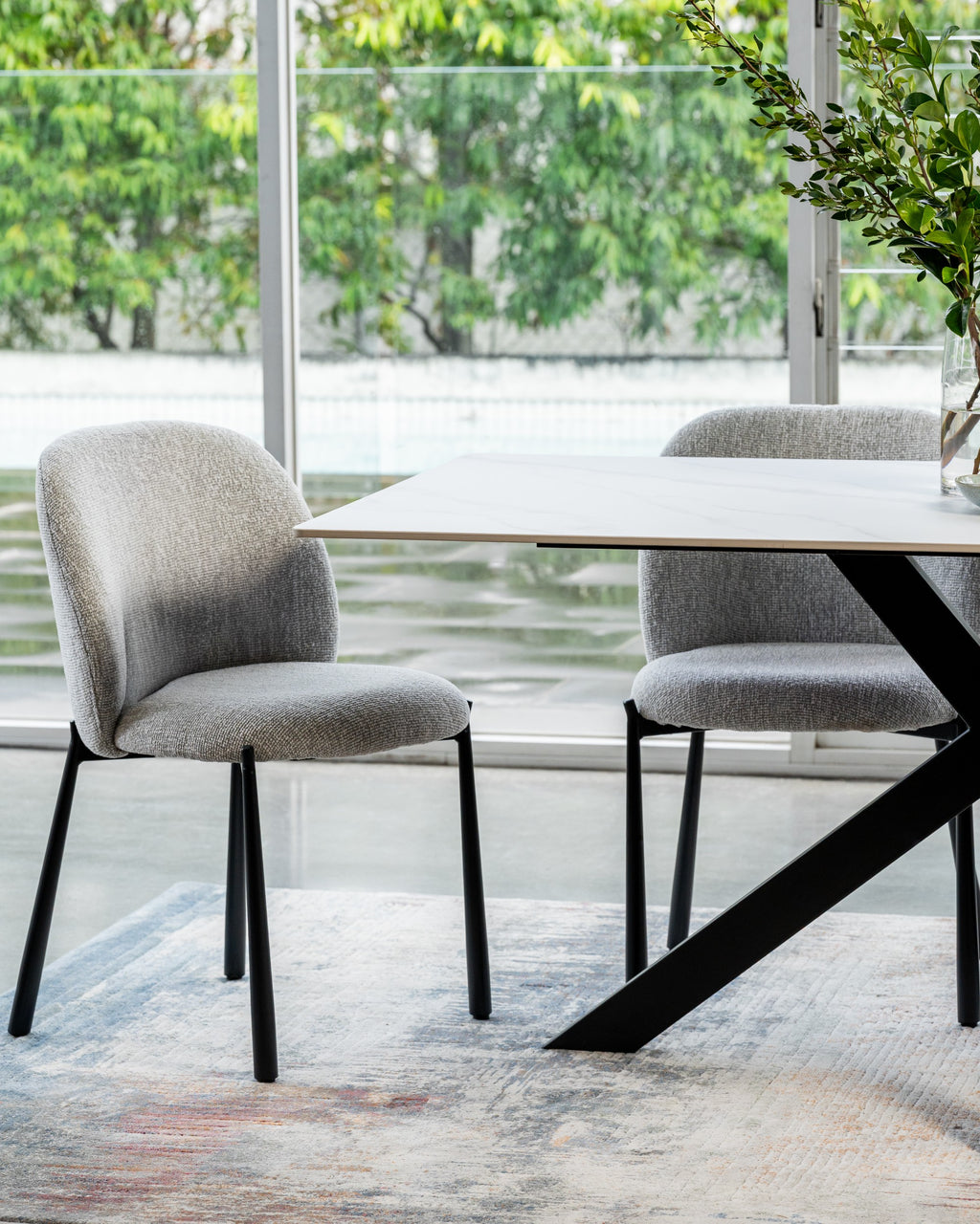 Oyster Dining Chair Oyster White (Set of 2)