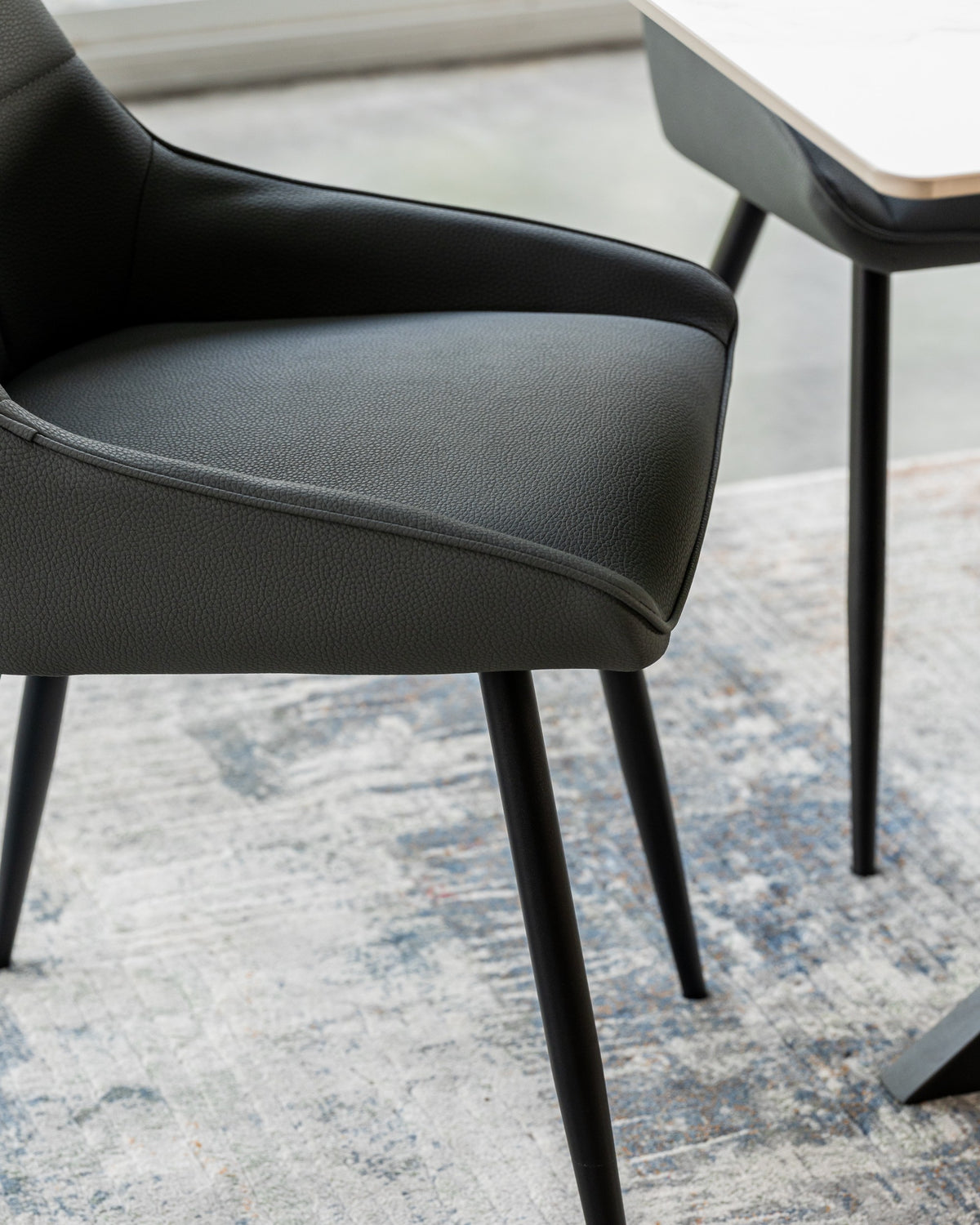 Ruvello Dining Chair Charcoal (Set of 2)