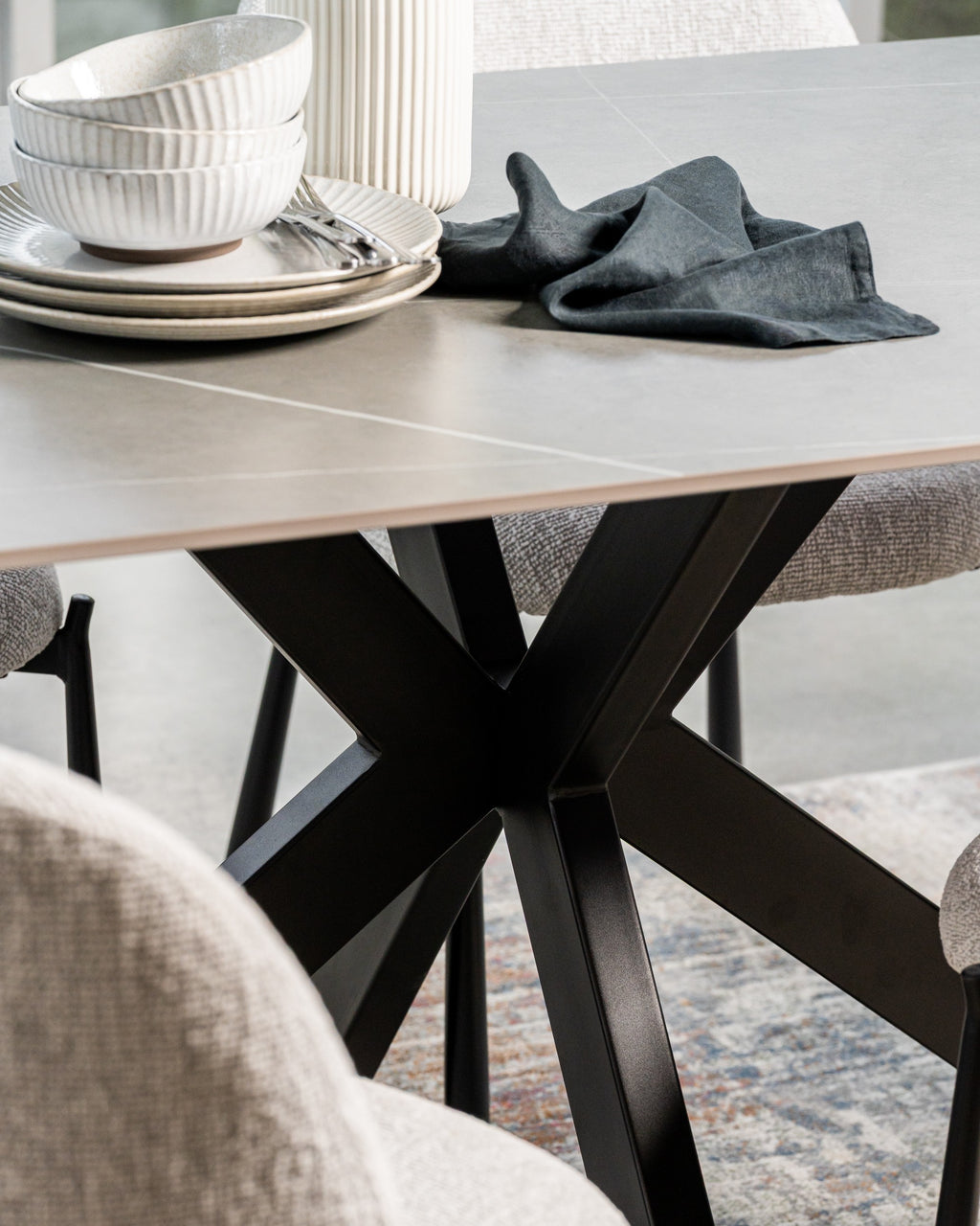 Bulgar Dining Table Bulgarian Grey