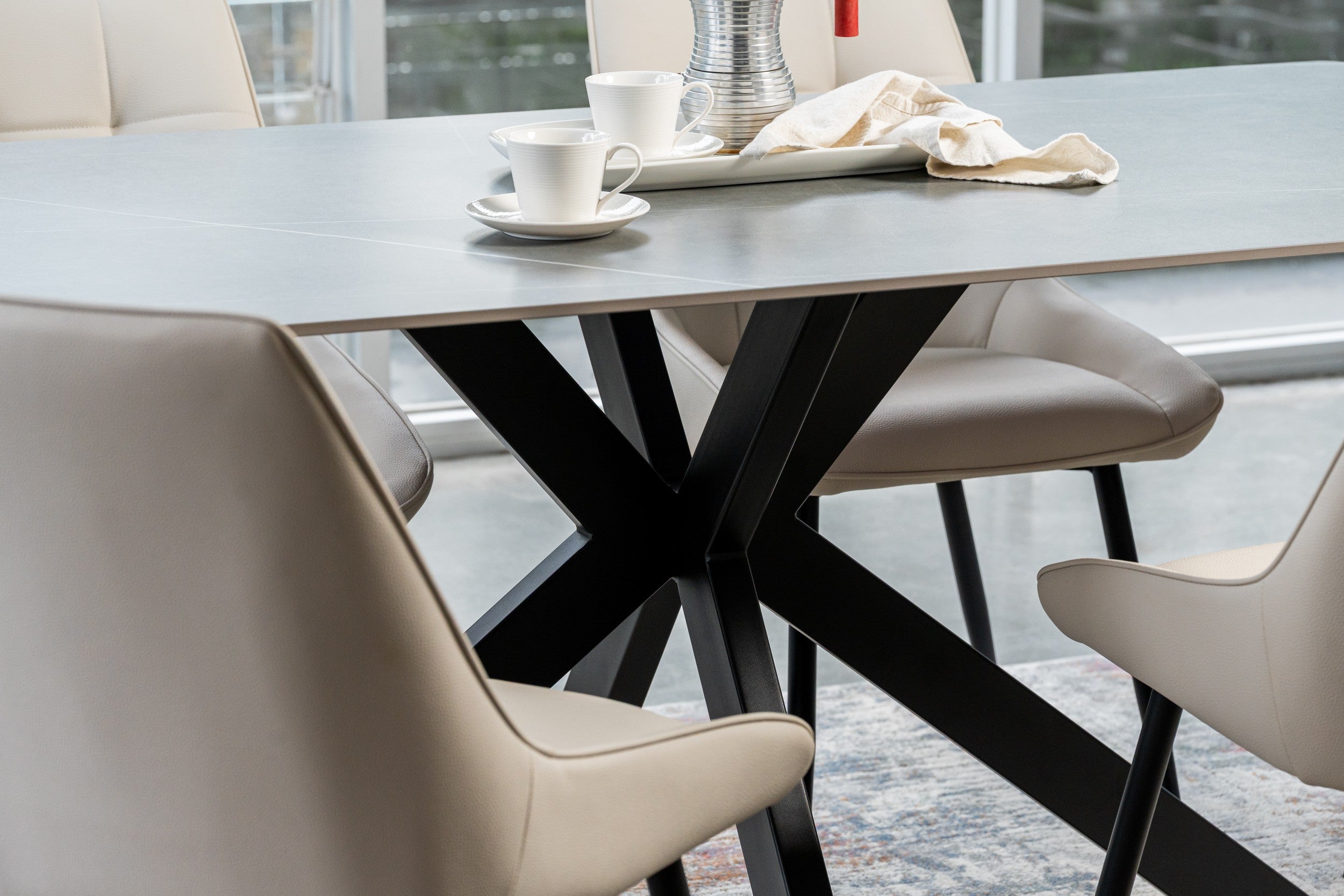Bulgar Dining Table Bulgarian Grey