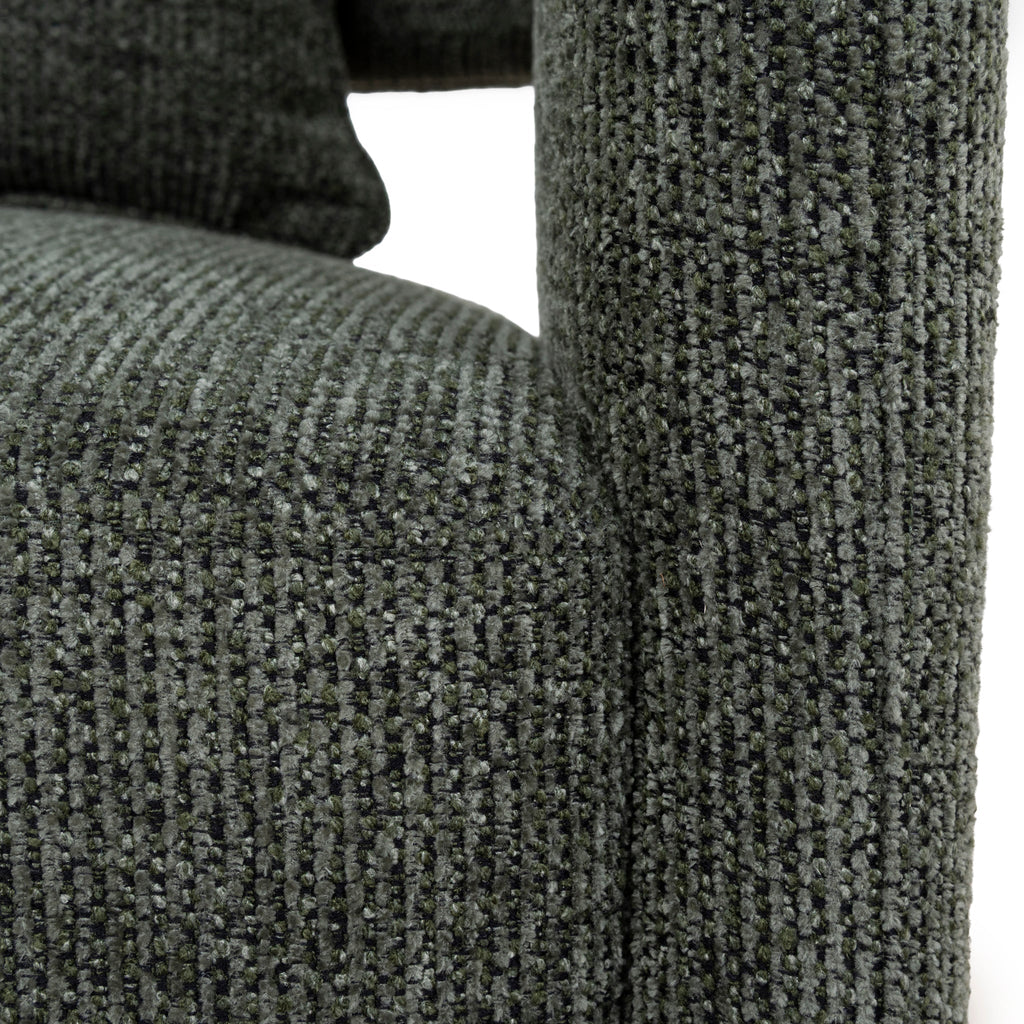 Armchair - Coral Dark Green