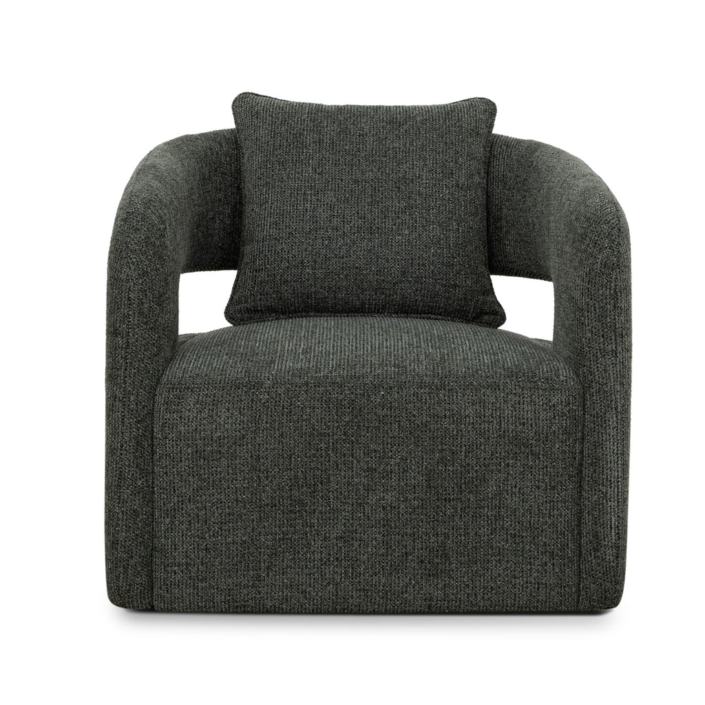 Armchair - Coral Dark Green