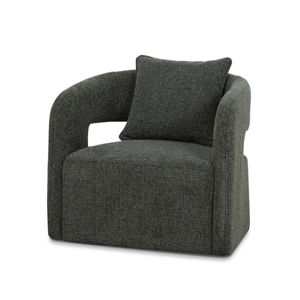 Armchair - Coral Dark Green