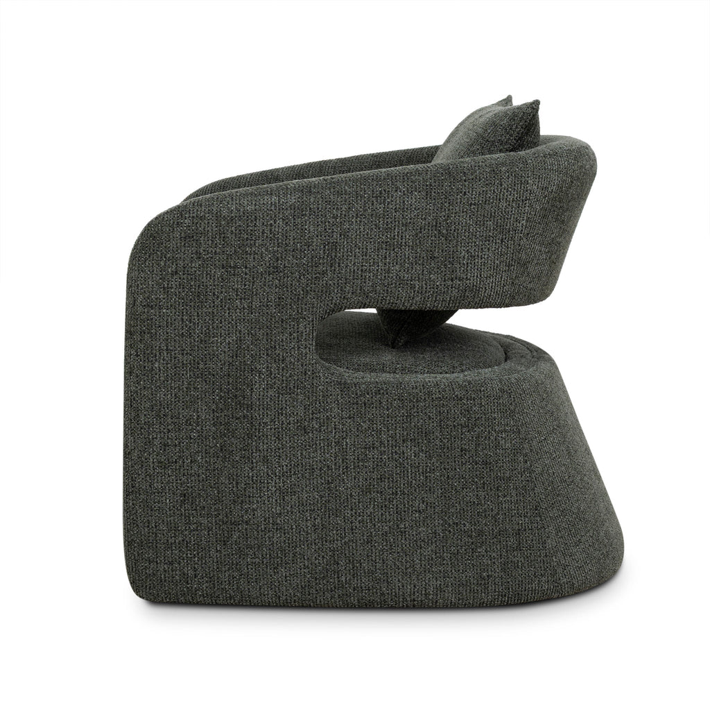 Armchair - Coral Dark Green