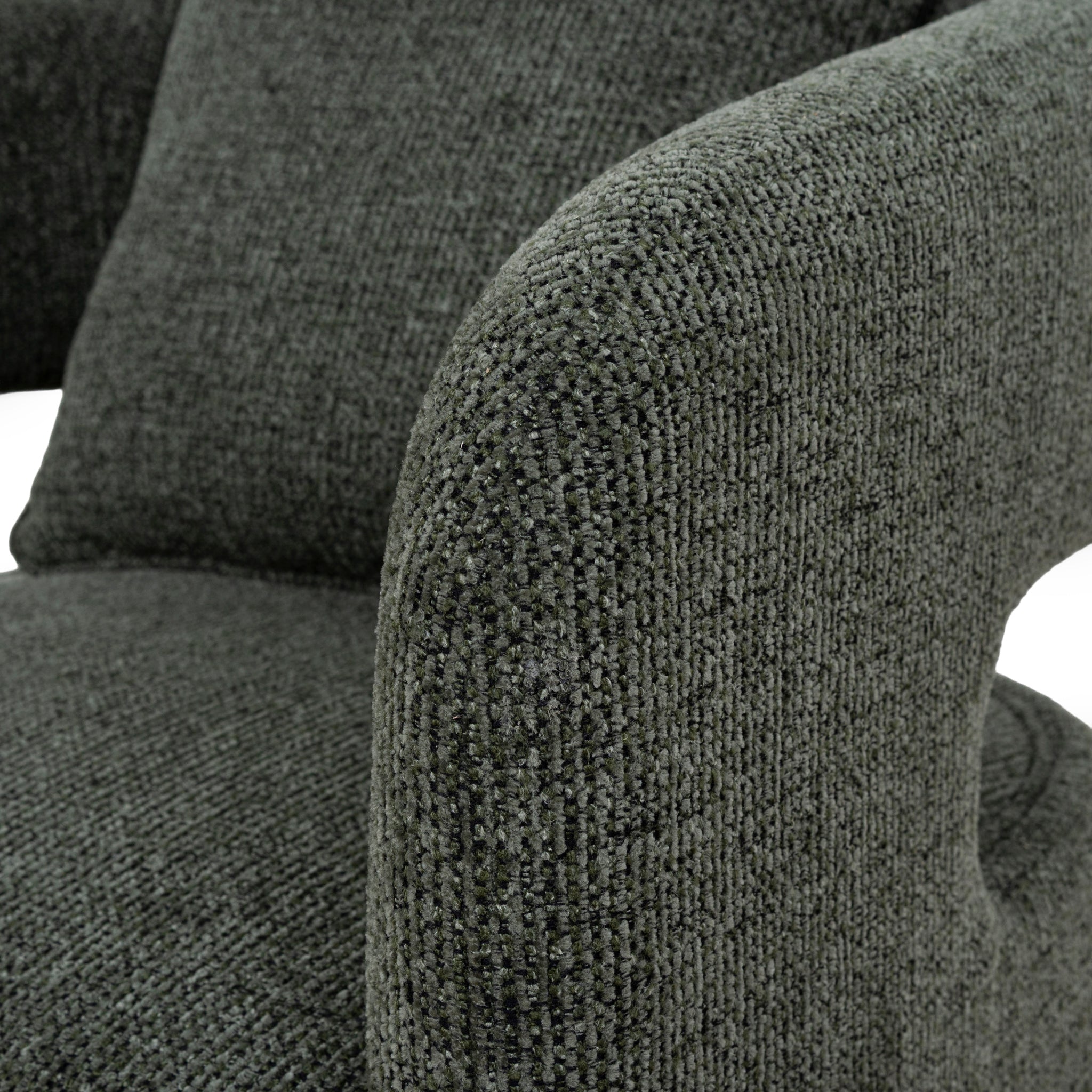 Armchair - Coral Dark Green