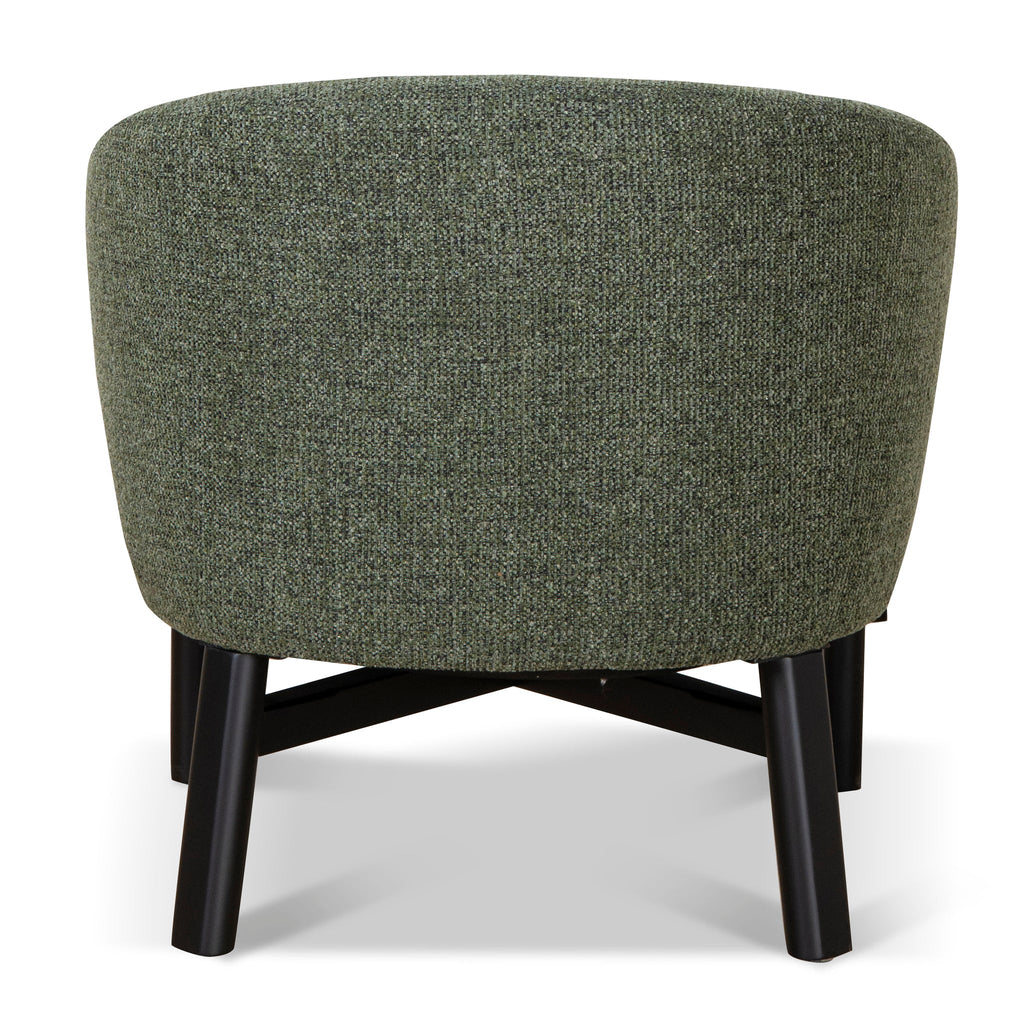 Fabric Armchair - Coral Dark Green