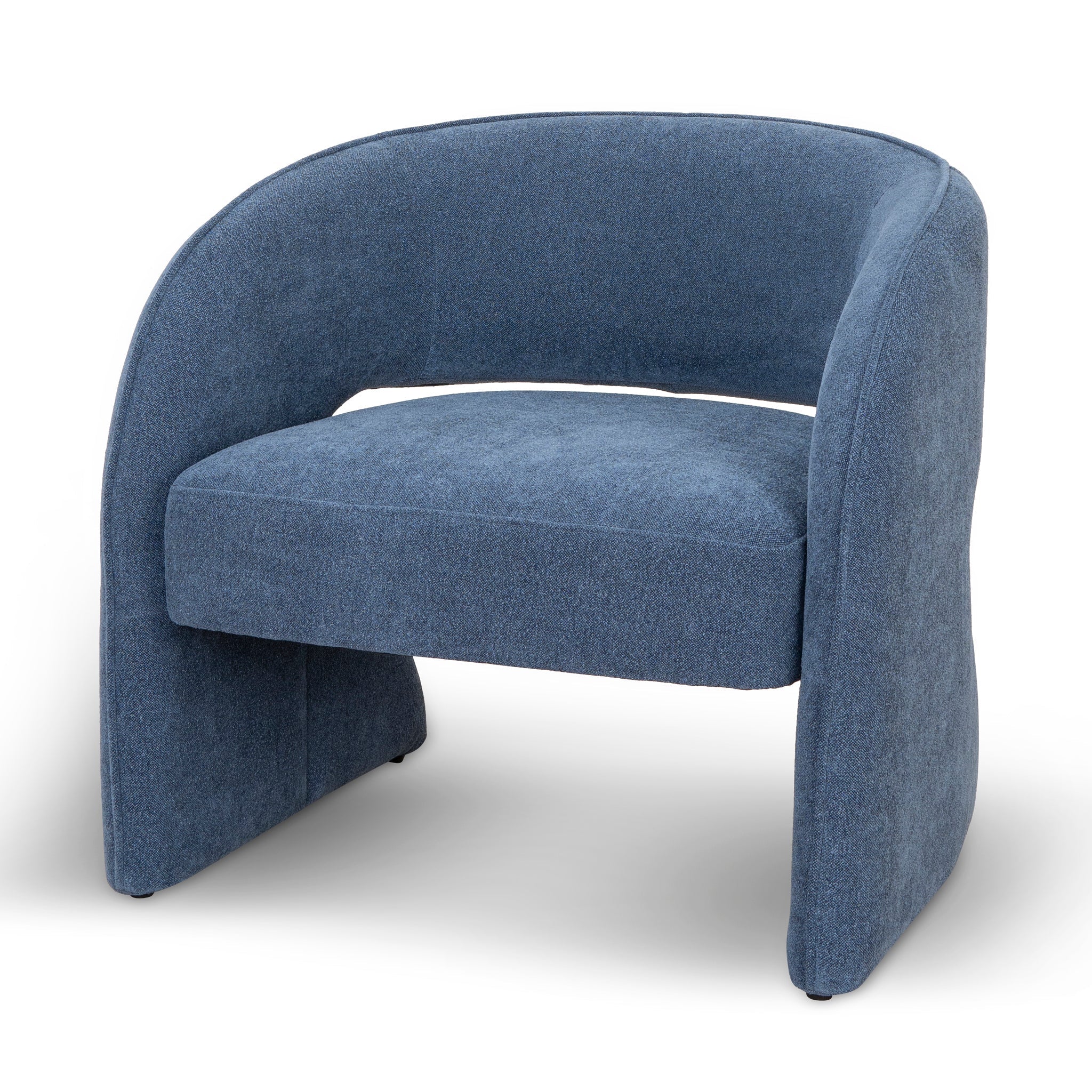 Fabric Armchair - Navy Blue