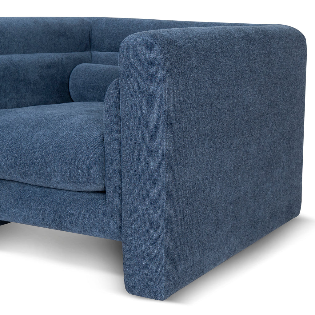 Fabric Armchair - Navy Blue